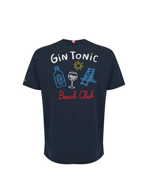 T-shirt Portland in cotone con ricamo Gin Tonic Social Club Mc2 Saint Barth | PRL000200314L